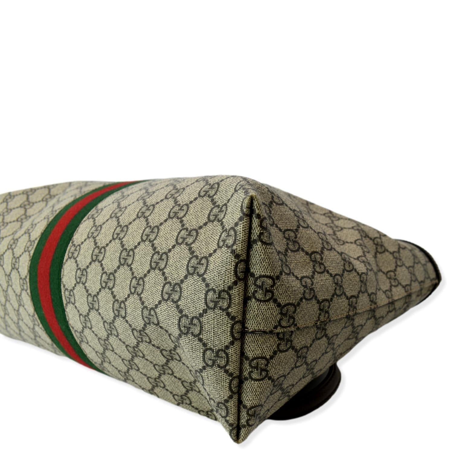 GUCCI Ophidia Medium Gucci Supreme Canvas Tote Bag Beige 631685