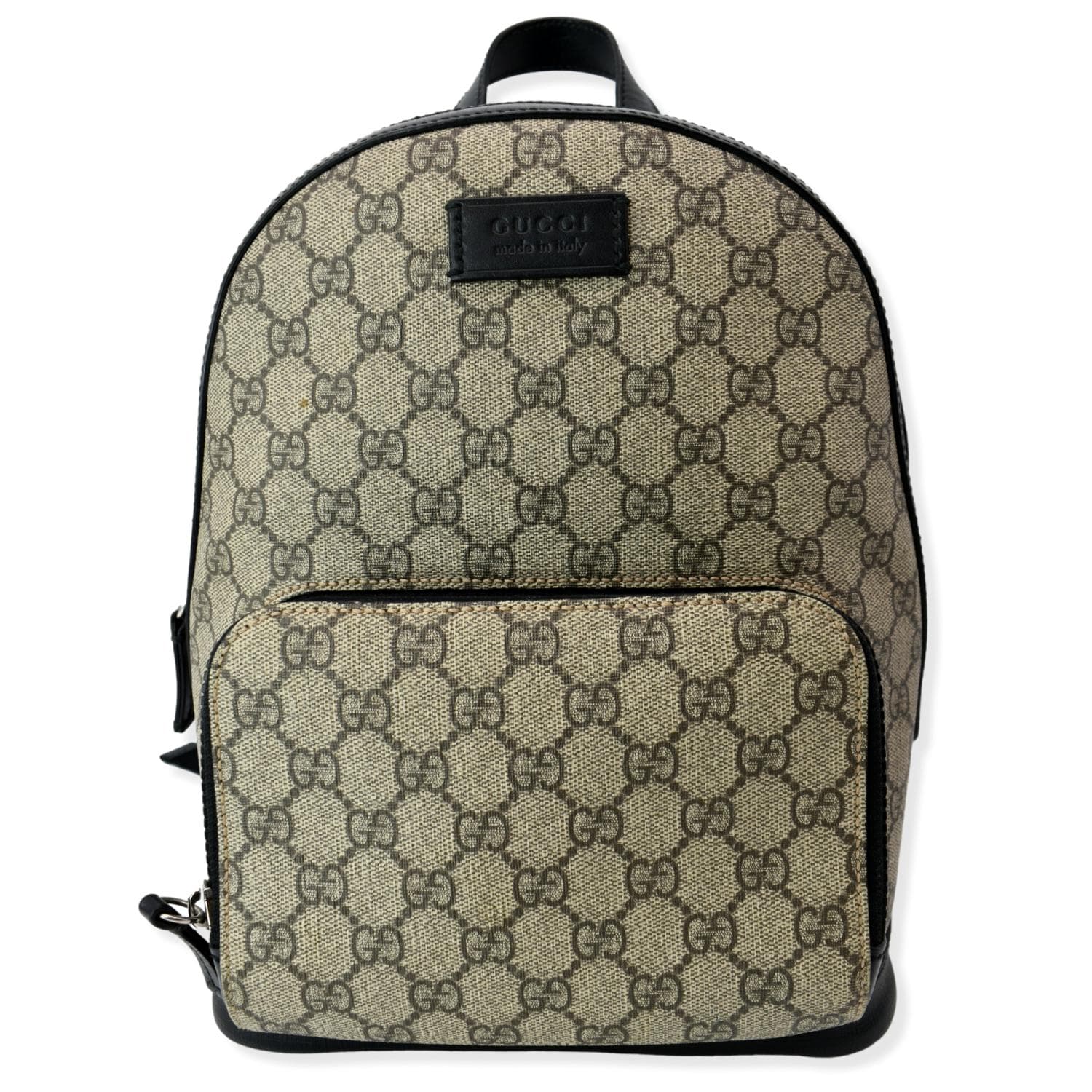 GUCCI Eden Small Gucci Monogram Supreme Backpack Beige 429020