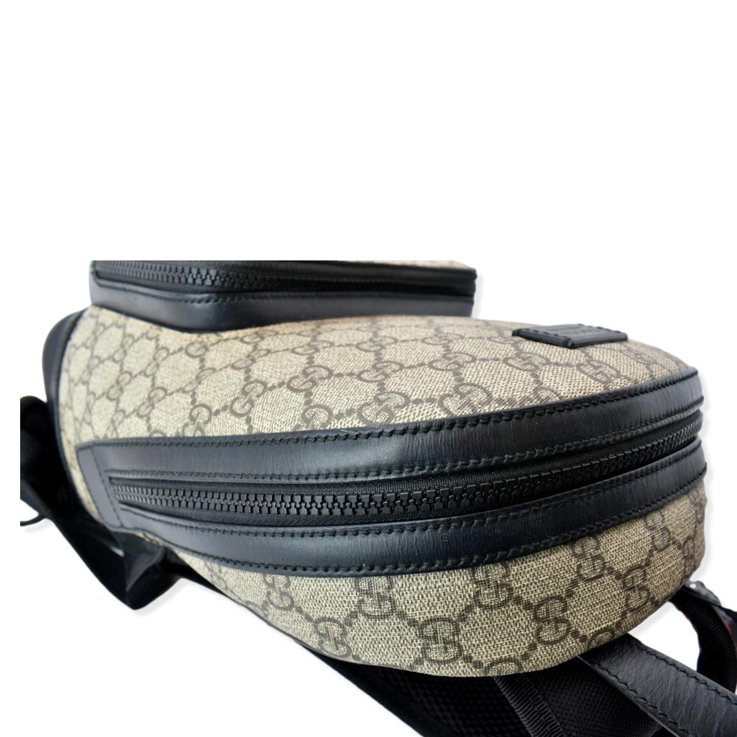 GUCCI Eden Small Gucci Monogram Supreme Backpack Beige 429020