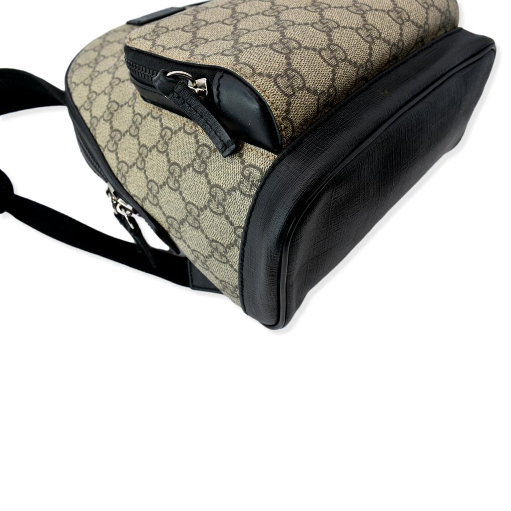 GUCCI Eden Small Gucci Monogram Supreme Backpack Beige 429020