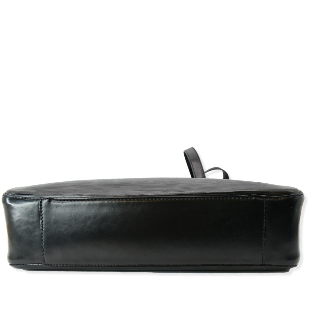 LOUIS VUITTON Voltaire Epi Leather Shoulder Bag Black