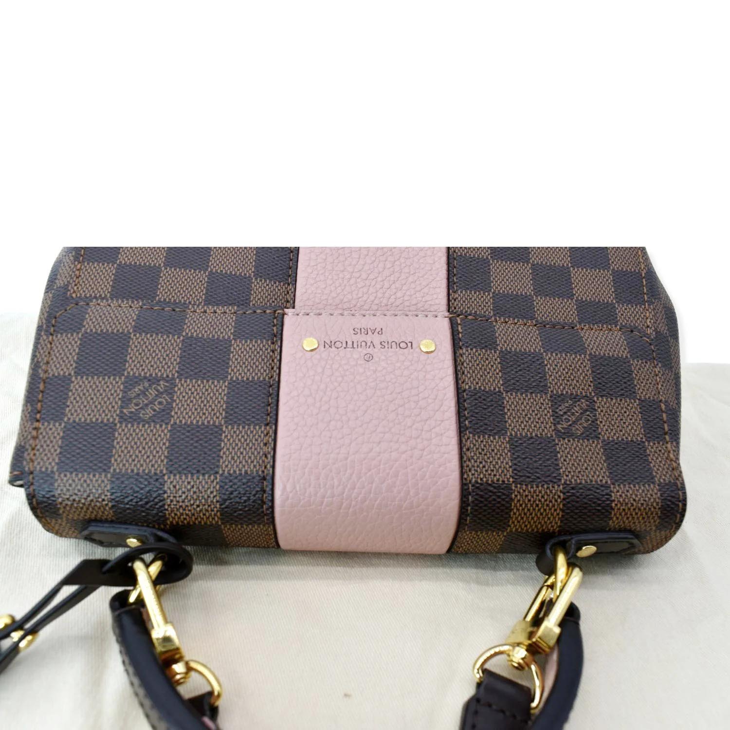 LOUIS VUITTON Bond Street BB Damier Ebene Crossbody Bag Magnolia