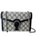 GUCCI Dionysus Gucci Supreme Crossbody Chain Wallet Beige 401231