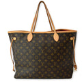 LOUIS VUITTON Neverfull GM Monogram Canvas Tote Bag Brown