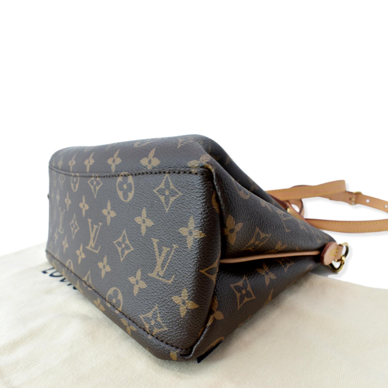 LOUIS VUITTON Rivoli PM Monogram Canvas Shoulder Bag Brown