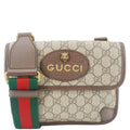 GUCCI Neo Small Gucci Supreme Canvas Crossbody Bag Beige 501050