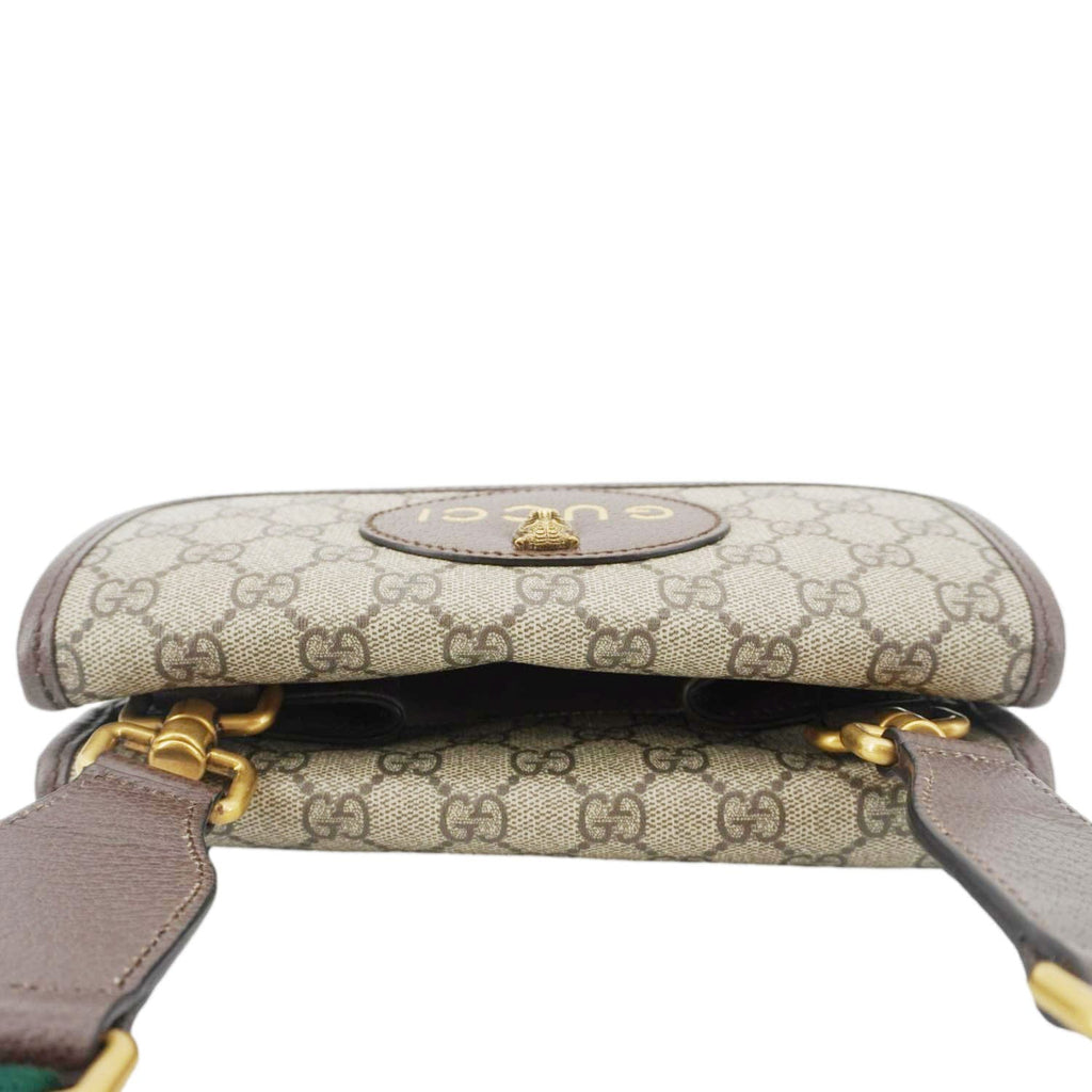 GUCCI Neo Small Gucci Supreme Canvas Crossbody Bag Beige 501050