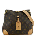 LOUIS VUITTON Odeon PM Monogram Canvas Shoulder Bag Brown