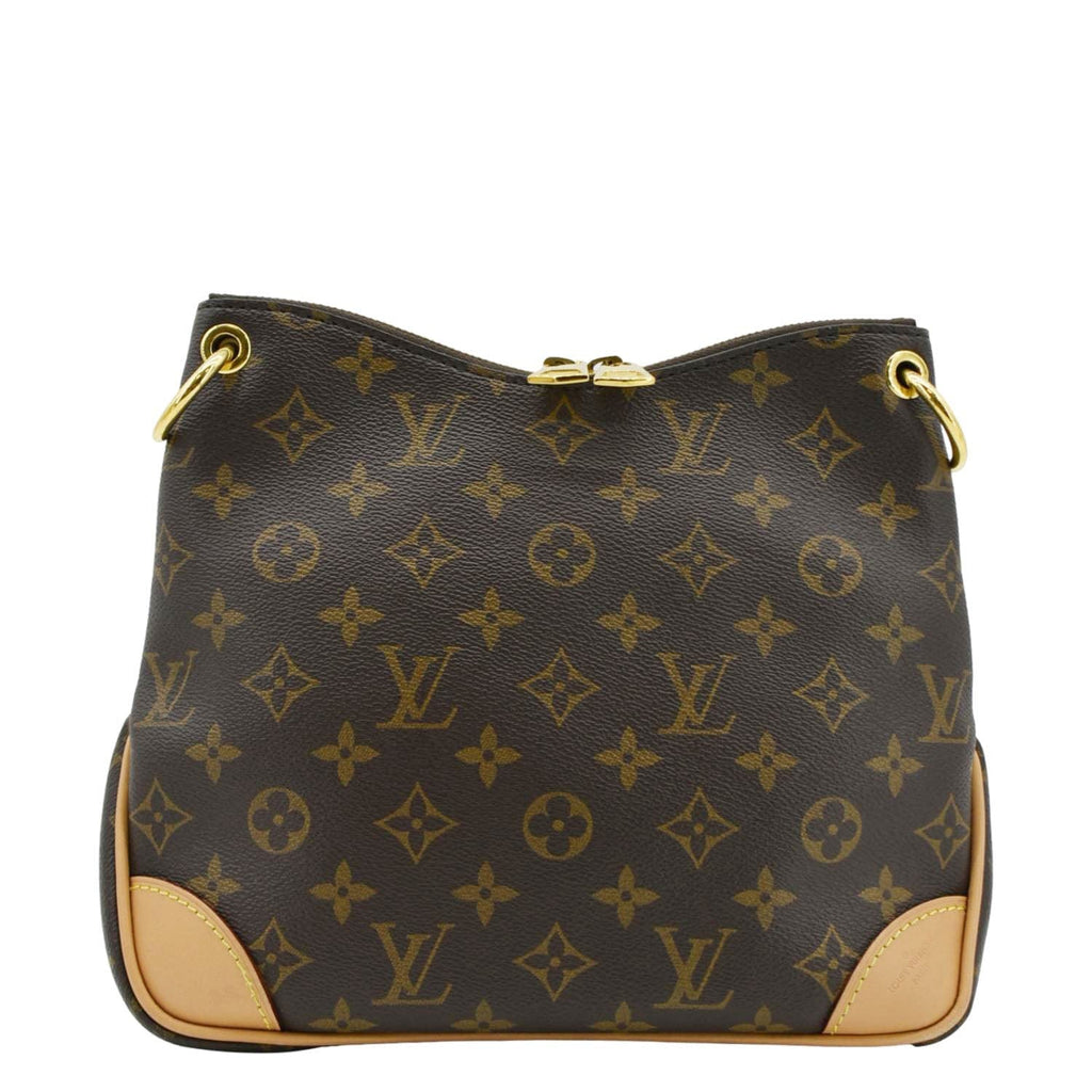 LOUIS VUITTON Odeon PM Monogram Canvas Shoulder Bag Brown