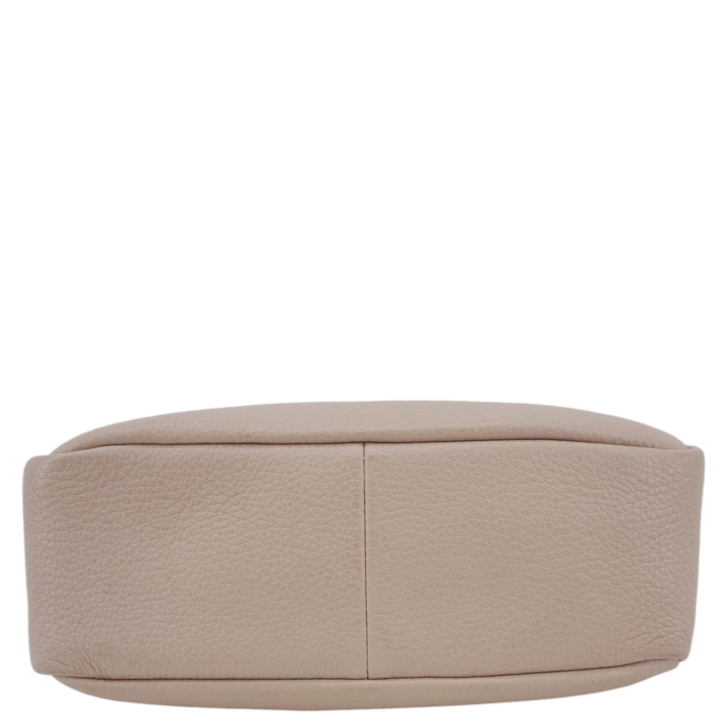 PRADA Vitello Daino Soft Leather Camera Shoulder Bag Beige