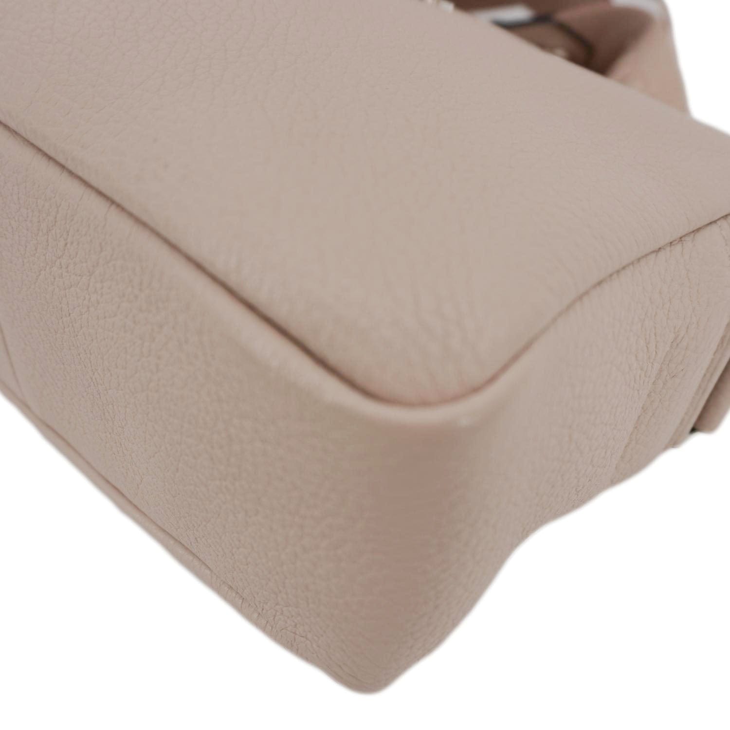 PRADA Vitello Daino Soft Leather Camera Shoulder Bag Beige