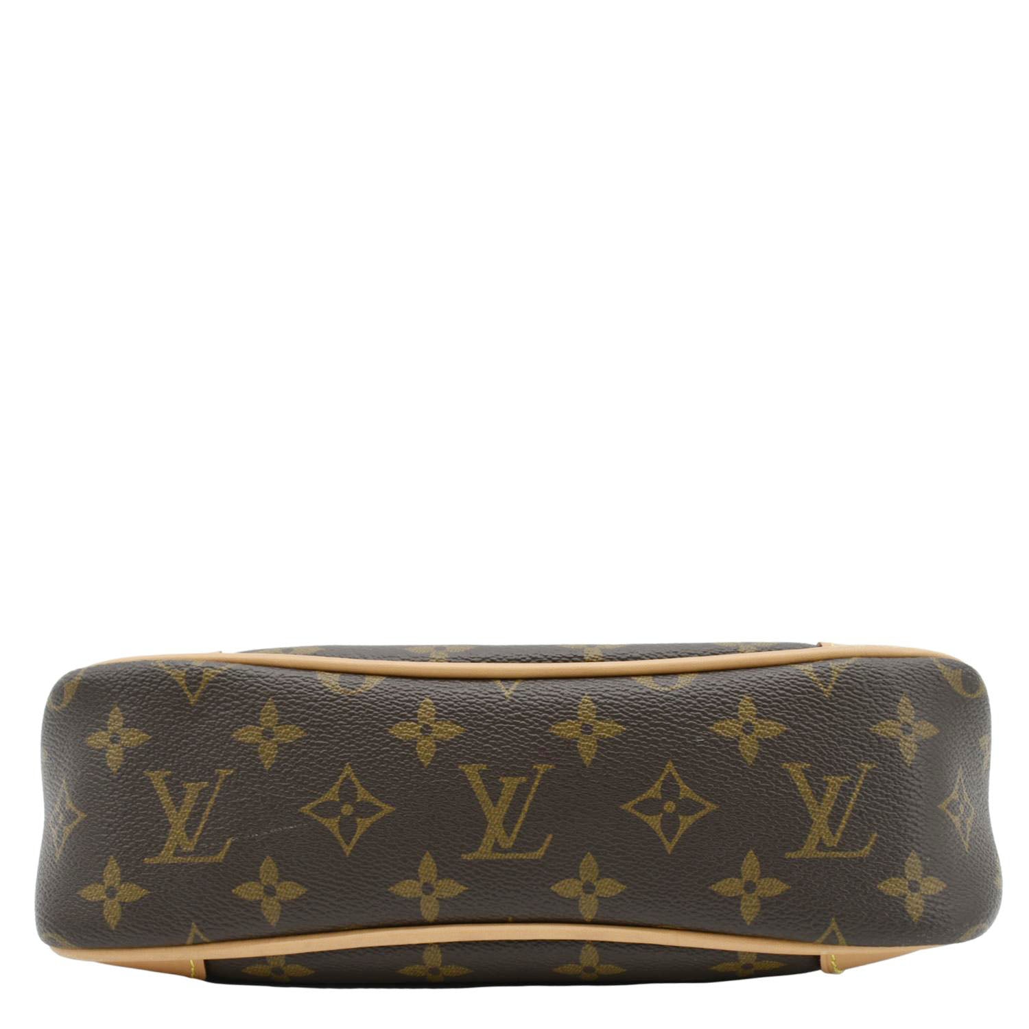 LOUIS VUITTON Odeon PM Monogram Canvas Shoulder Bag Brown