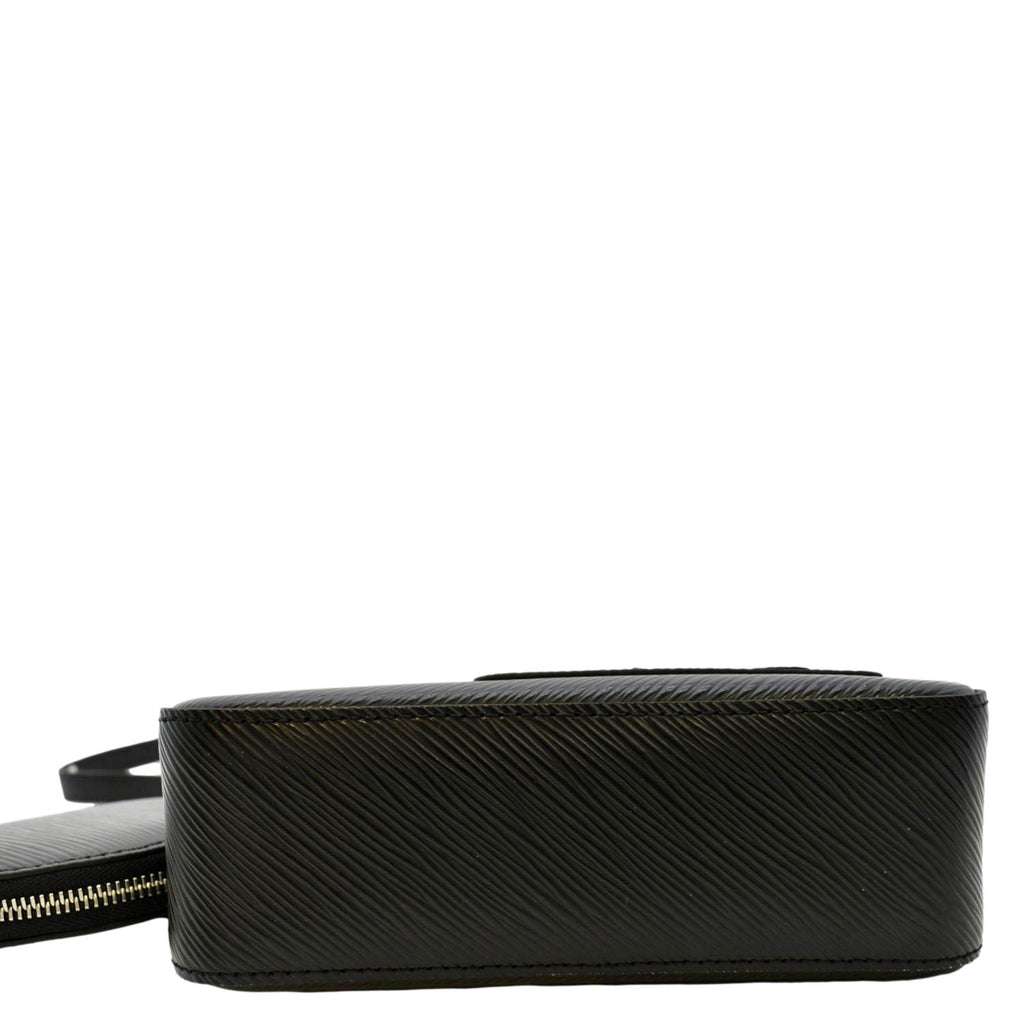 LOUIS VUITTON Marellini Epi Leather Shoulder Bag Black