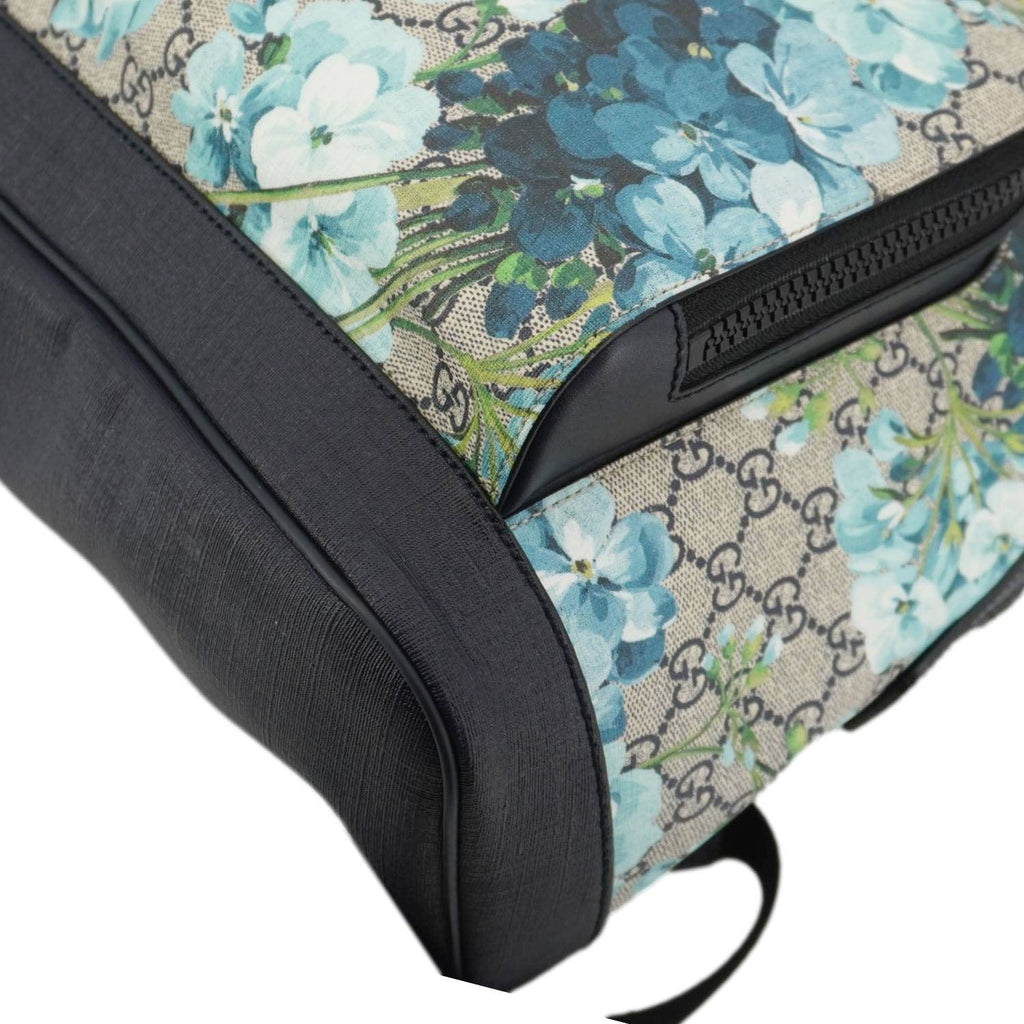 GUCCI Blooms Medium Gucci Supreme Monogram Backpack Beige 406370