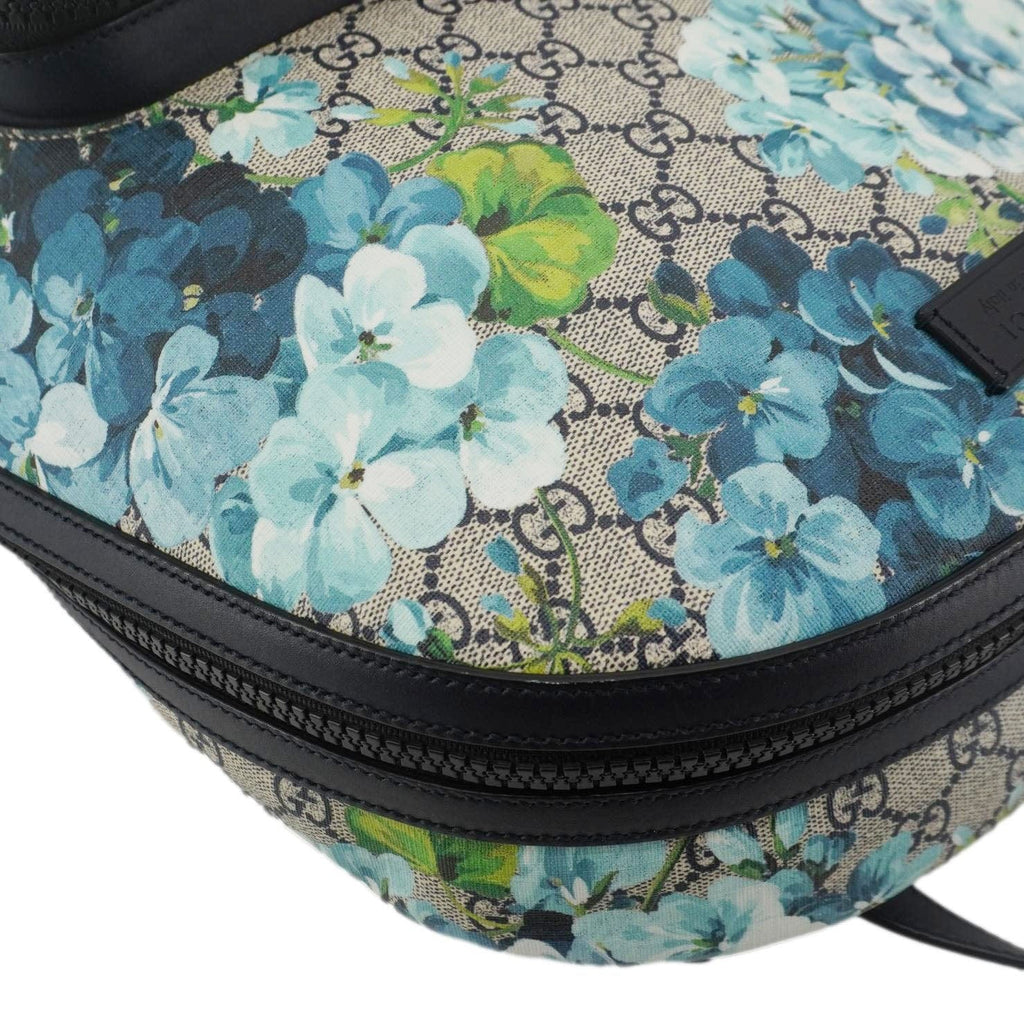 GUCCI Blooms Medium Gucci Supreme Monogram Backpack Beige 406370