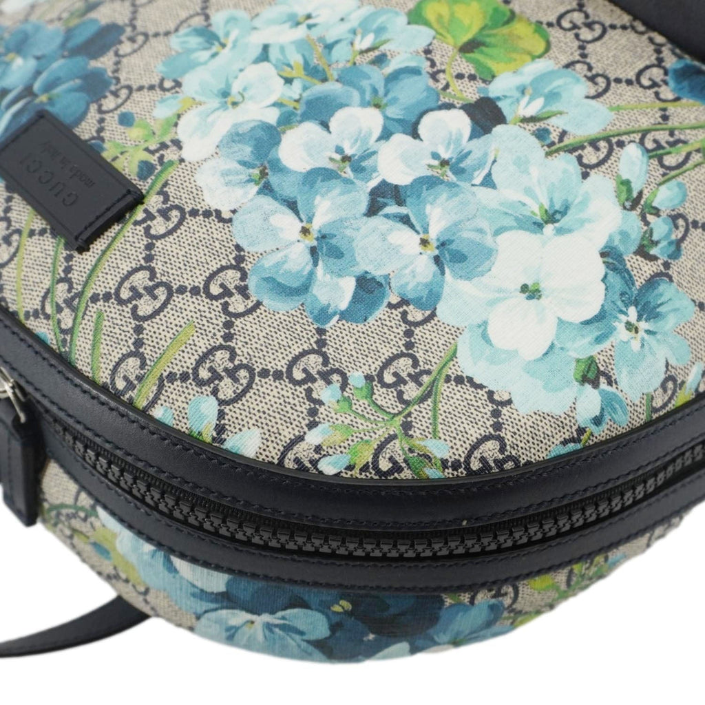 GUCCI Blooms Medium Gucci Supreme Monogram Backpack Beige 406370