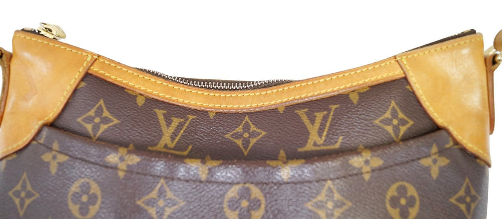 LOUIS VUITTON Monogram Canvas Brown Odeon MM Shoulder Crossbody Bag