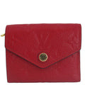 LOUIS VUITTON Victorine Monogram Emperiente Wallet Scarlet