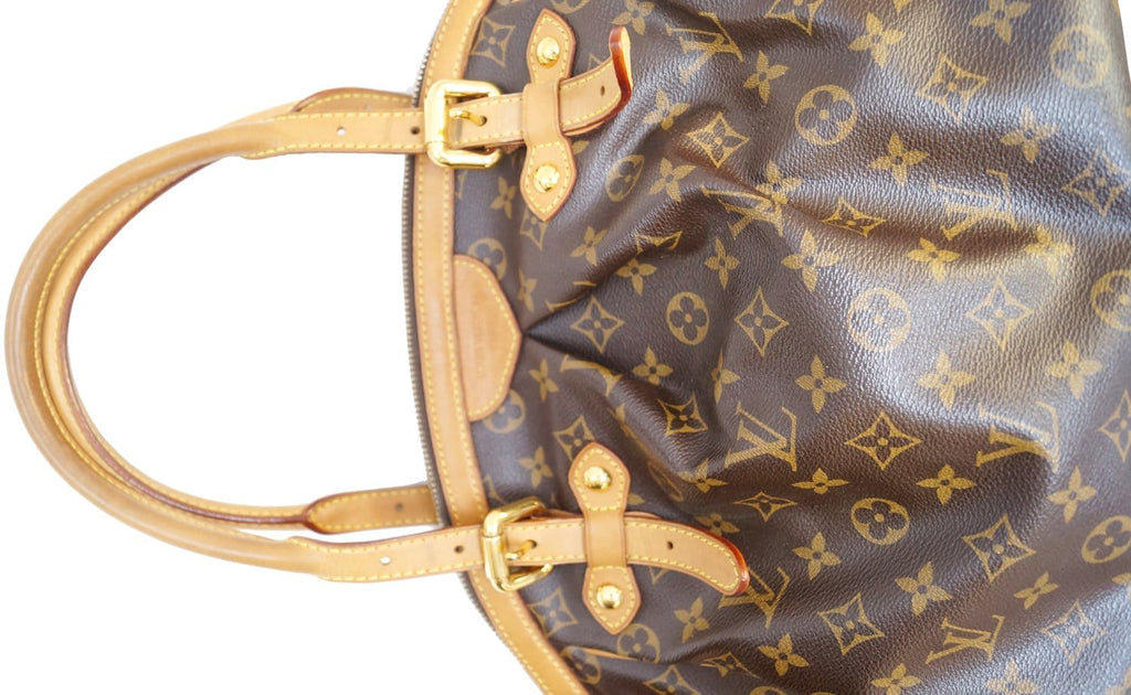 LOUIS VUITTON Tivoli GM Monogram Canvas  Brown Shoulder Bag