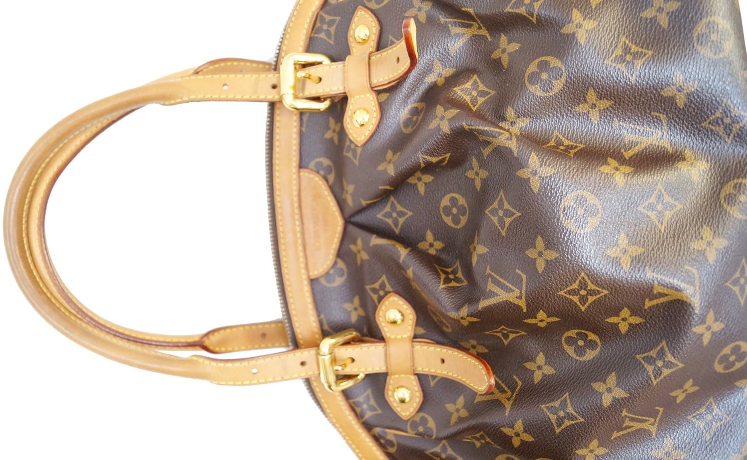 LOUIS VUITTON Tivoli GM Monogram Canvas  Brown Shoulder Bag