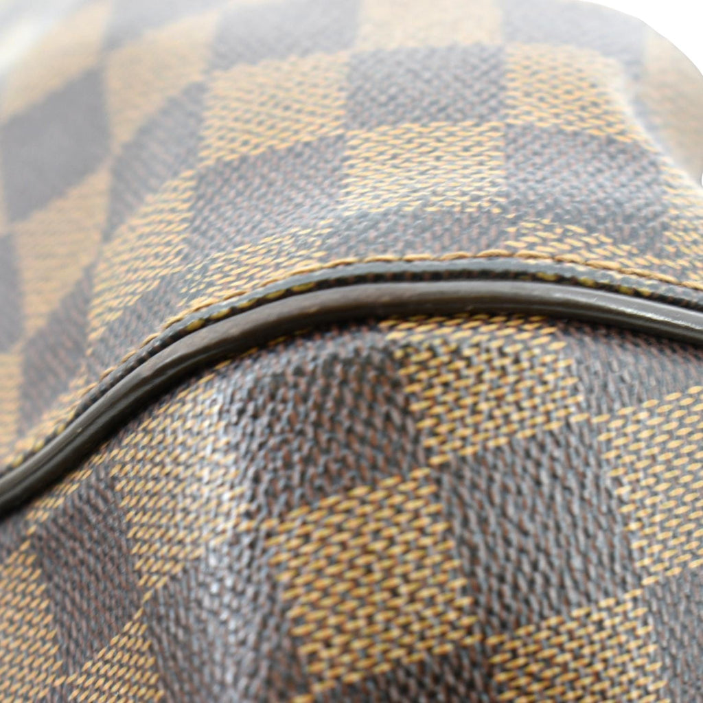 LOUIS VUITTON Sistina GM Damier Ebene Shoulder Bag Brown