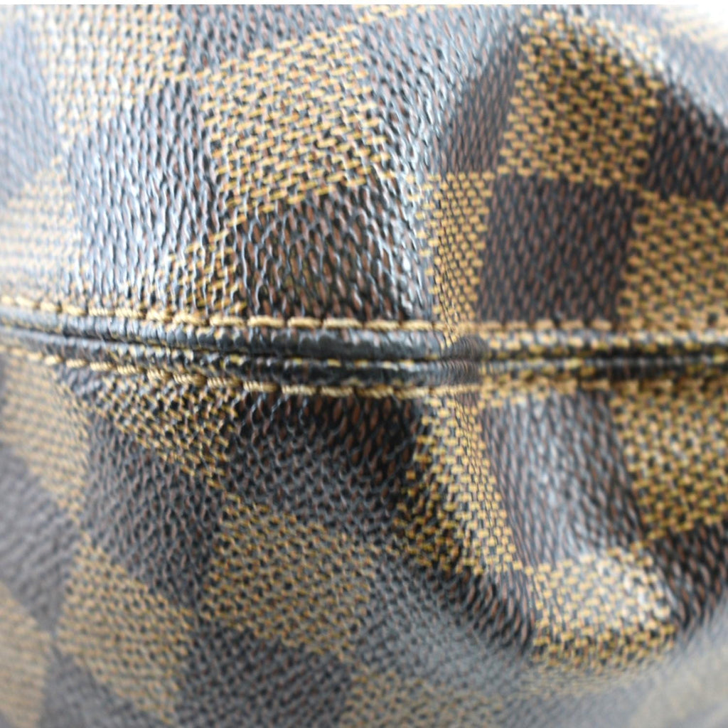 LOUIS VUITTON Sistina GM Damier Ebene Shoulder Bag Brown