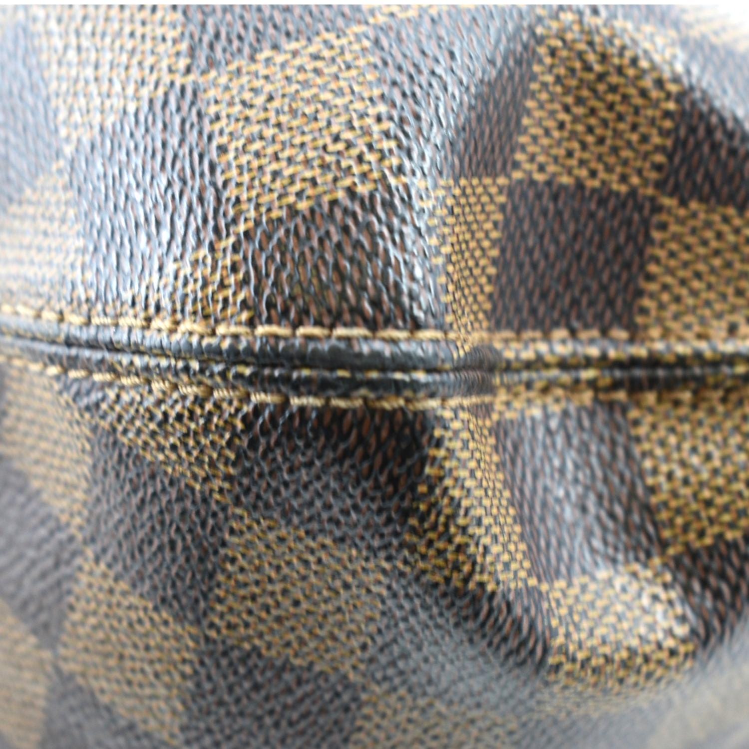 LOUIS VUITTON Sistina GM Damier Ebene Shoulder Bag Brown