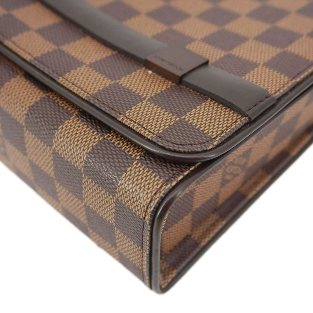 LOUIS VUITTON Tribeca Mini Damier Ebene Shoulder Bag Brown