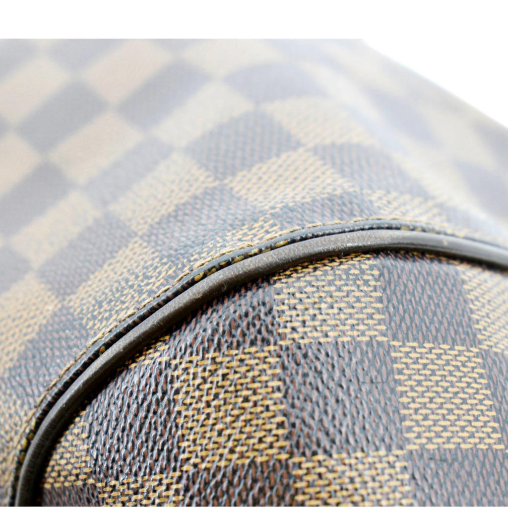 LOUIS VUITTON Sistina GM Damier Ebene Shoulder Bag Brown