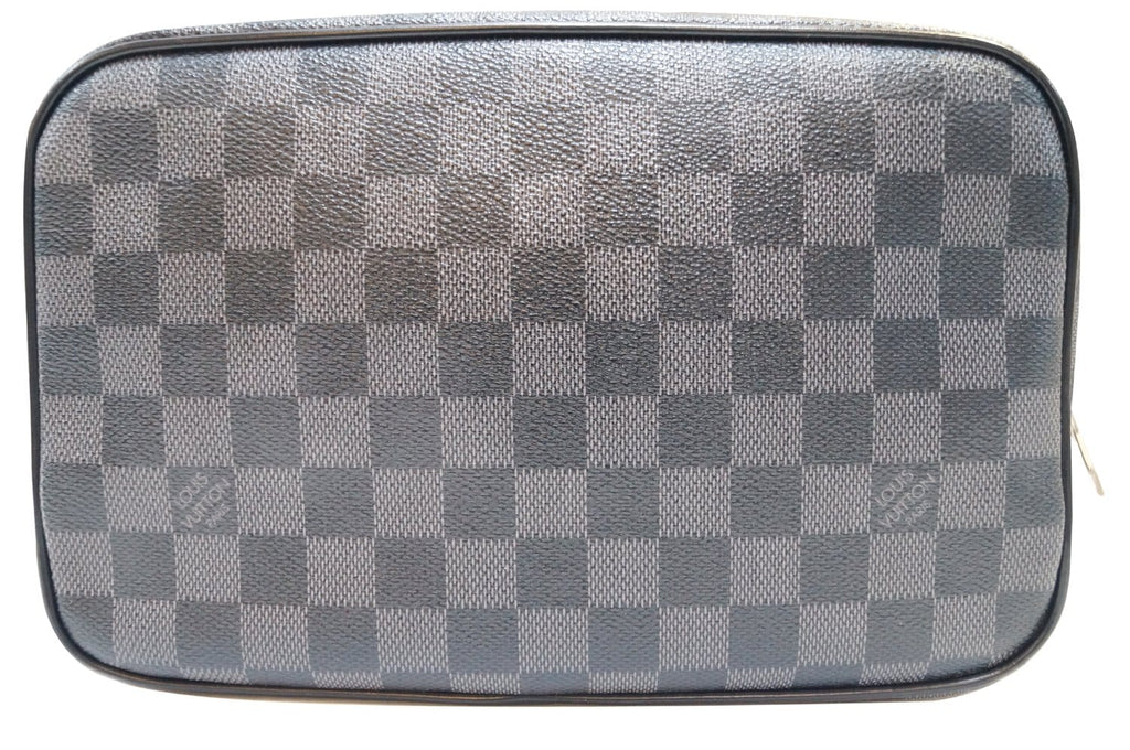 Louis Vuitton Damier Graphite Toiletry Cosmetic Pouch