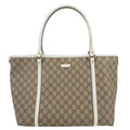 GUCCI Joy Medium Gucci  Supreme Canvas Tote Bag Beige 197953