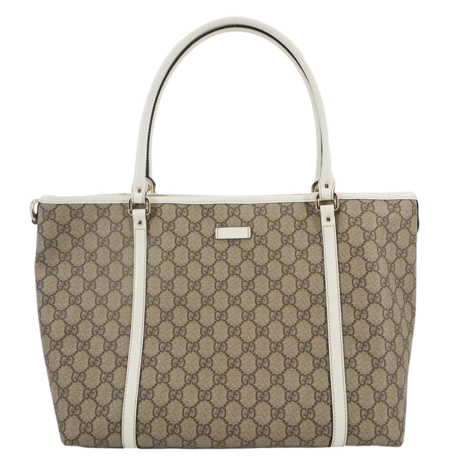 GUCCI Joy Medium Gucci  Supreme Canvas Tote Bag Beige 197953