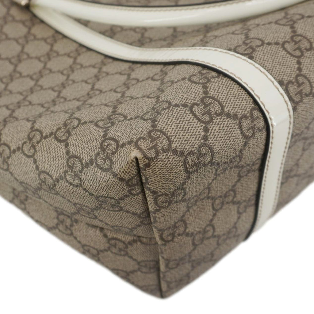 GUCCI Joy Medium Gucci  Supreme Canvas Tote Bag Beige 197953