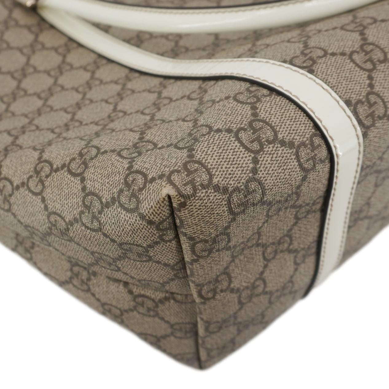 GUCCI Joy Medium Gucci  Supreme Canvas Tote Bag Beige 197953