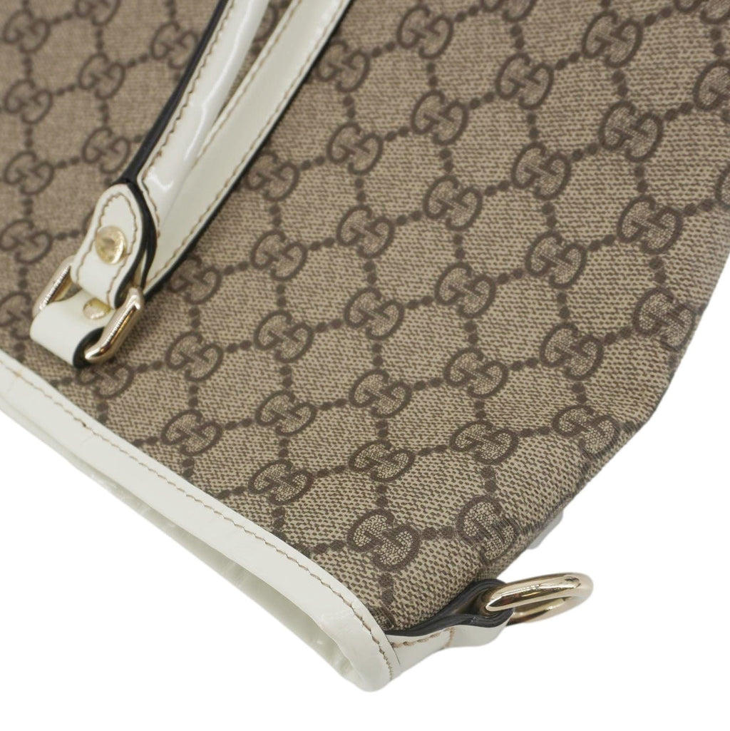 GUCCI Joy Medium Gucci  Supreme Canvas Tote Bag Beige 197953