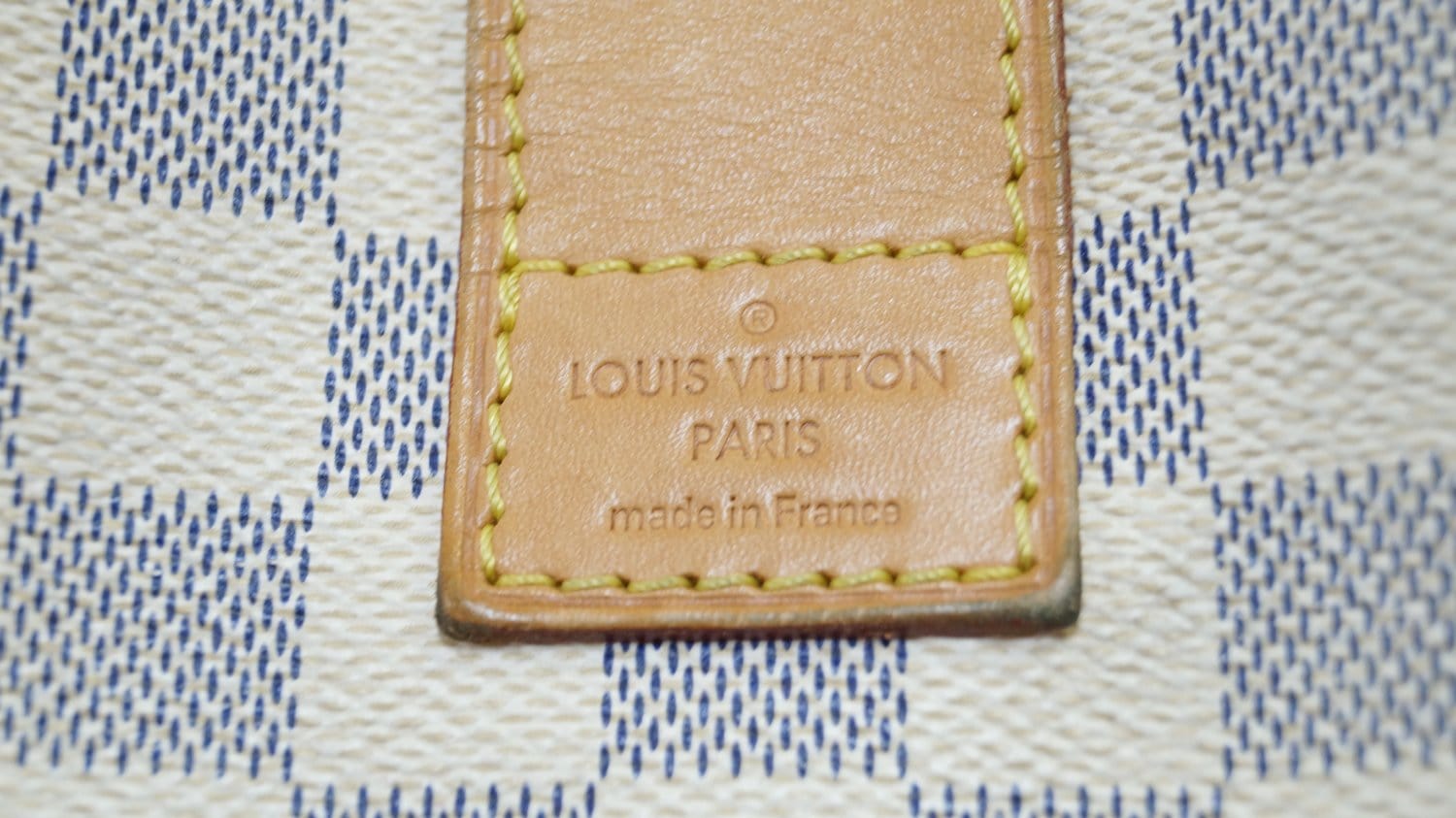 LOUIS VUITTON Damier Azur Salina PM Shoulder Bag
