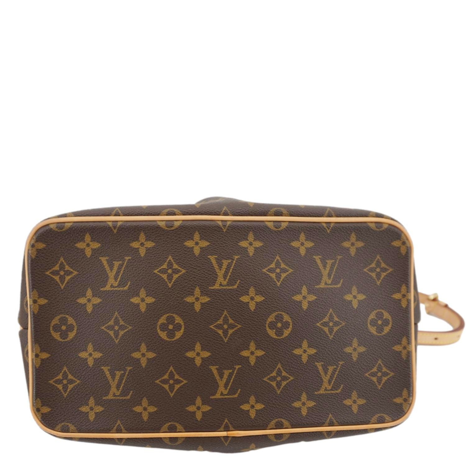 LOUIS VUITTON Palermo PM Monogram Canvas Shoulder Bag Brown