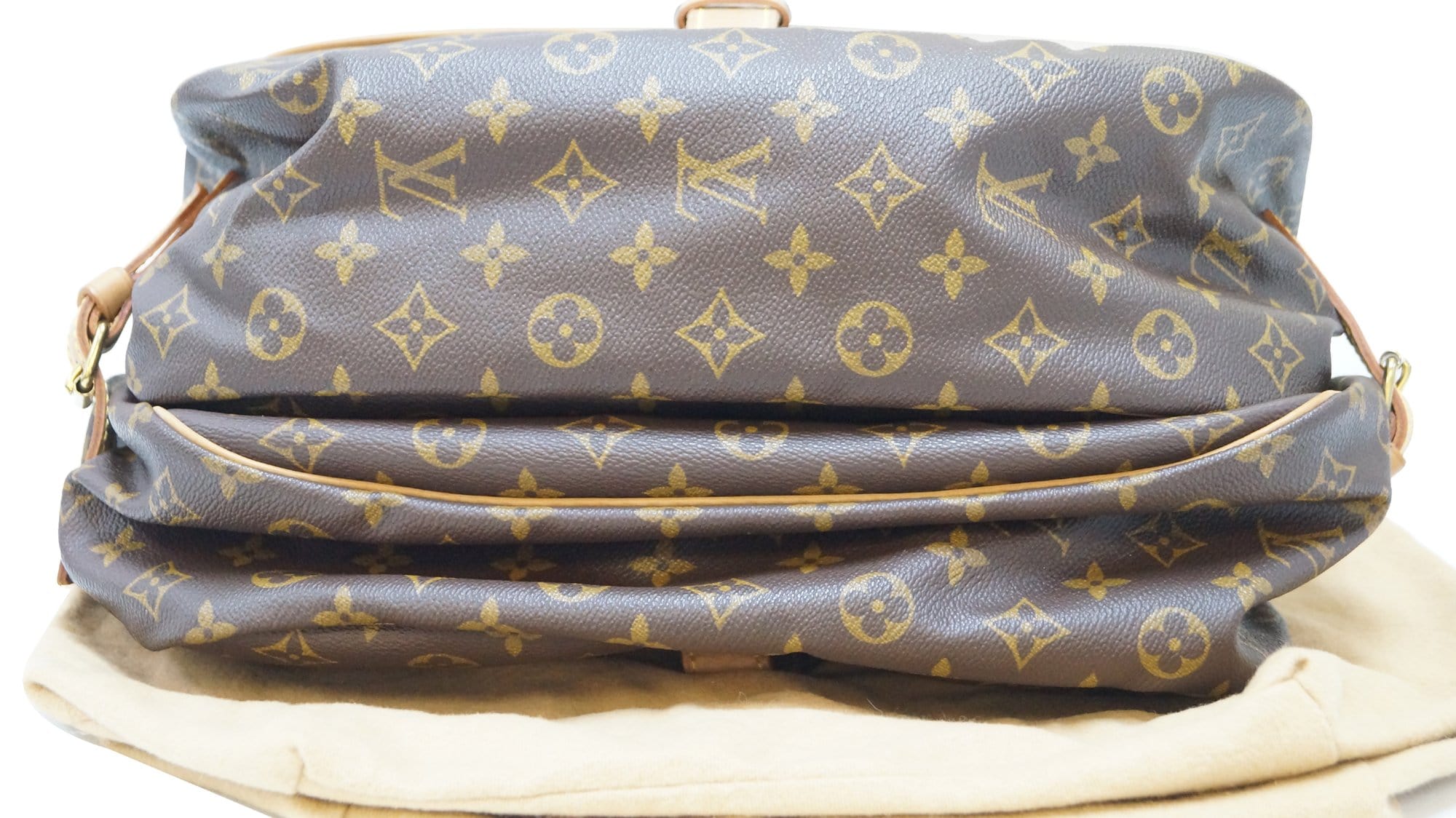LOUIS VUITTON Saumur 35 Monogram Canvas Shoulder Bag