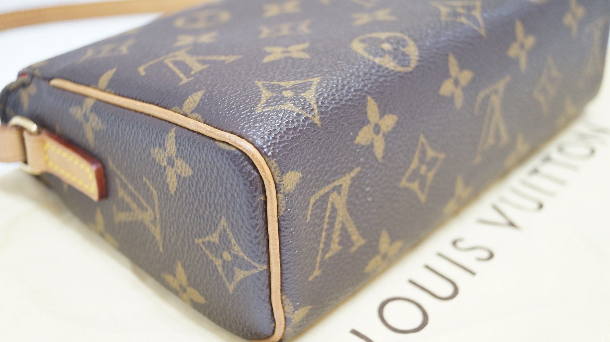 LOUIS VUITTON Recital Monogram Canvas Shoulder Handbag