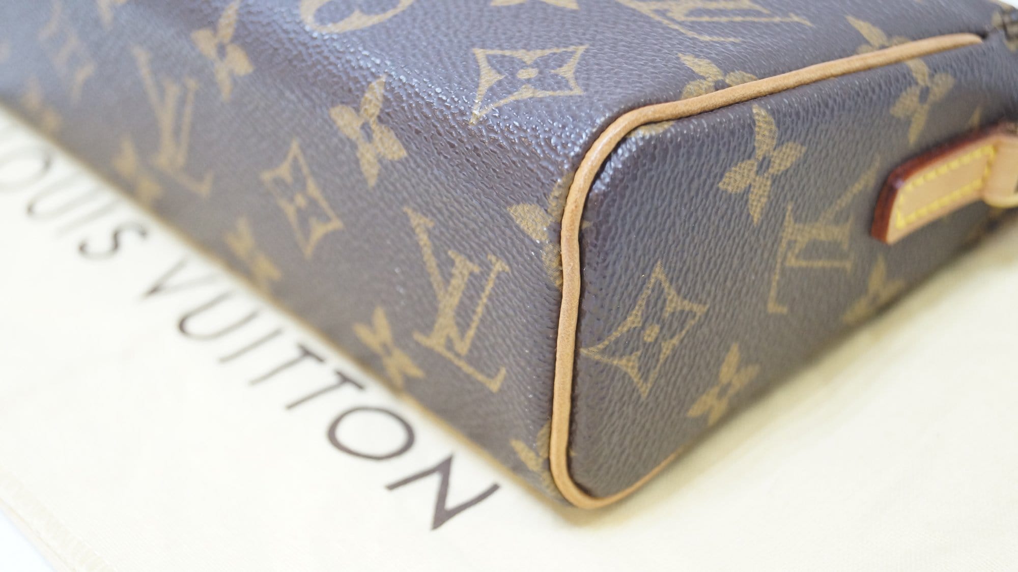 LOUIS VUITTON Recital Monogram Canvas Shoulder Handbag