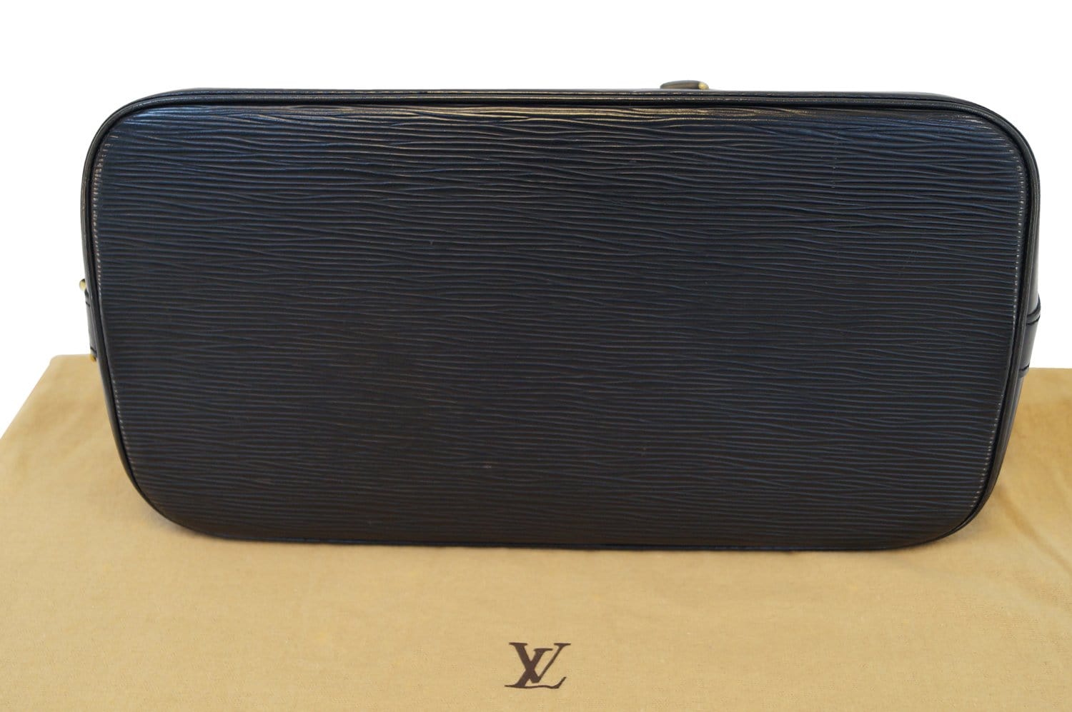 LOUIS VUITTON Epi Leather Alma PM Black Satchel Handbag