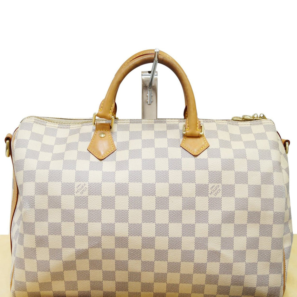 LOUIS VUITTON Speedy 35 Damier Azur  Bandouliere Shoulder Bag