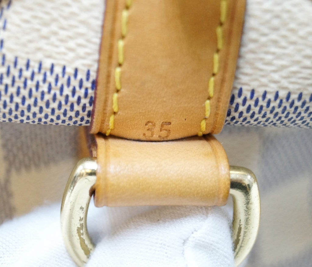LOUIS VUITTON Speedy 35 Damier Azur  Bandouliere Shoulder Bag