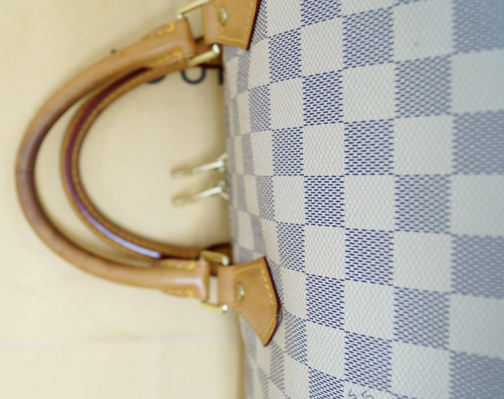 LOUIS VUITTON Speedy 35 Damier Azur  Bandouliere Shoulder Bag