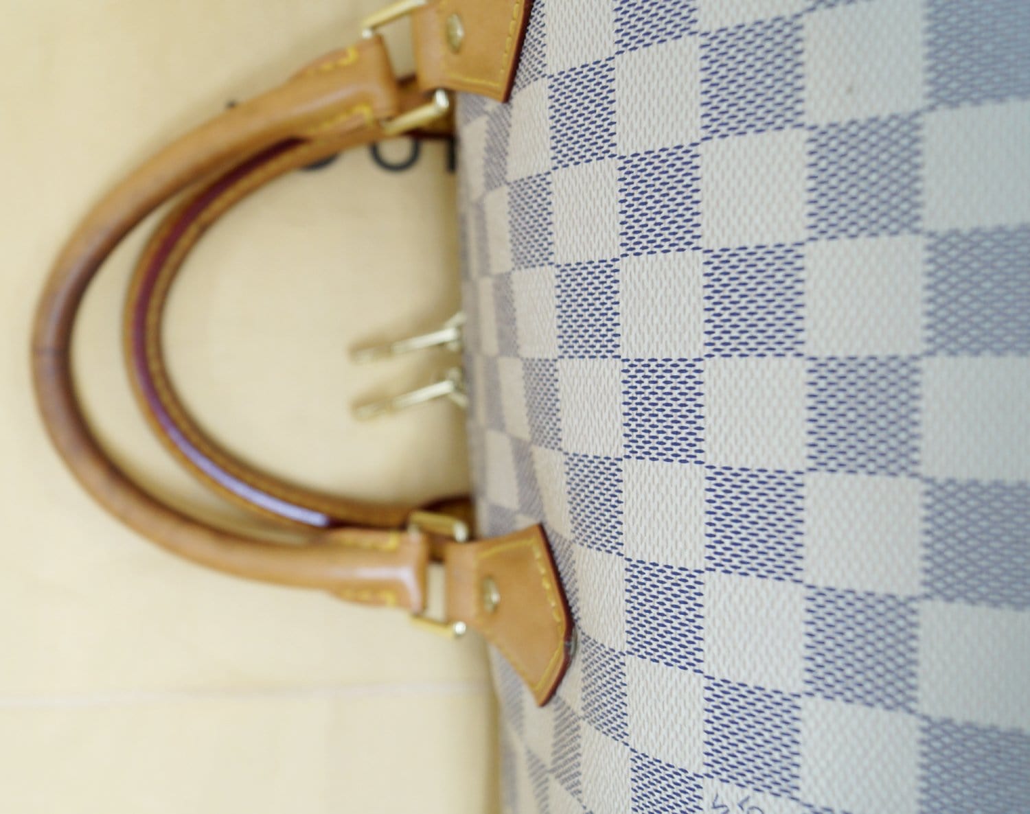 LOUIS VUITTON Speedy 35 Damier Azur  Bandouliere Shoulder Bag