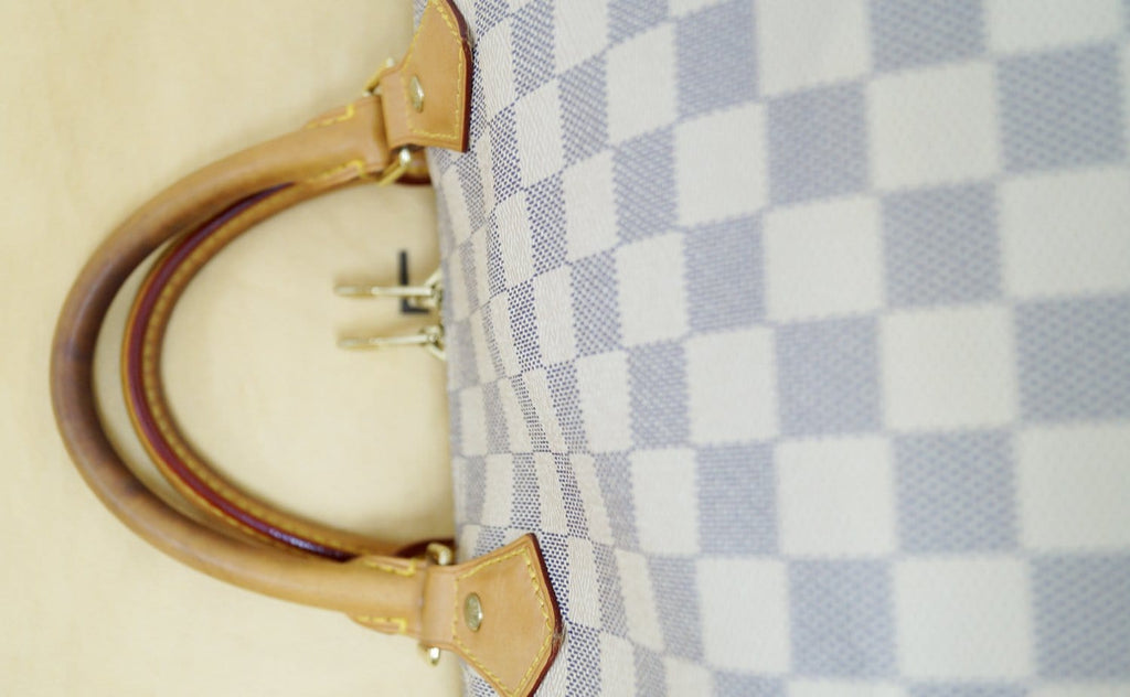 LOUIS VUITTON Speedy 35 Damier Azur  Bandouliere Shoulder Bag