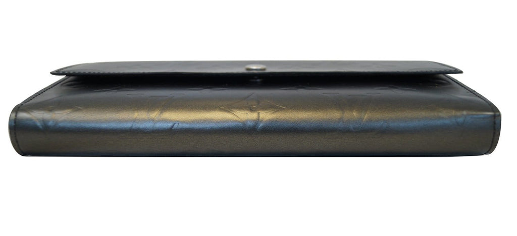 LOUIS VUITTON Porte-Tresor International Black Monogram Mat Wallet