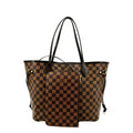 LOUIS VUITTON  Neverfull MM Damier Ebene Tote Bag Brown