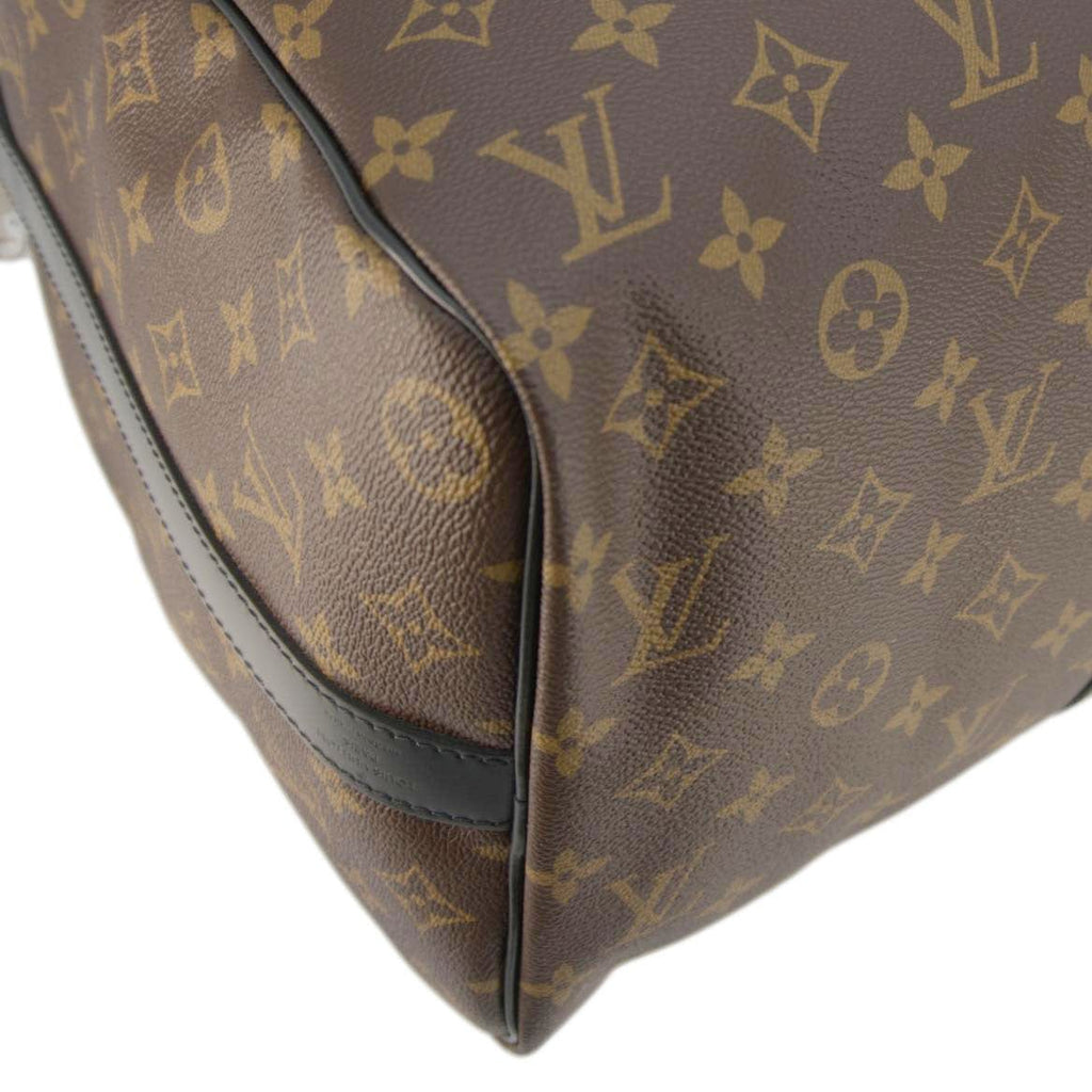 LOUIS VUITTON Keepall 45 Monogram Canvas Travel Bag Black