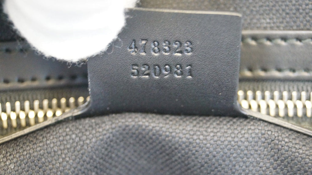 GUCCI Black Soft Gucci Supreme carry-on Duffle Travel Bag 478323